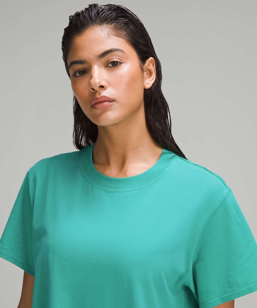 Lululemon All Yours Cotton T-Shirt - Kelly Green - lulu fanatics