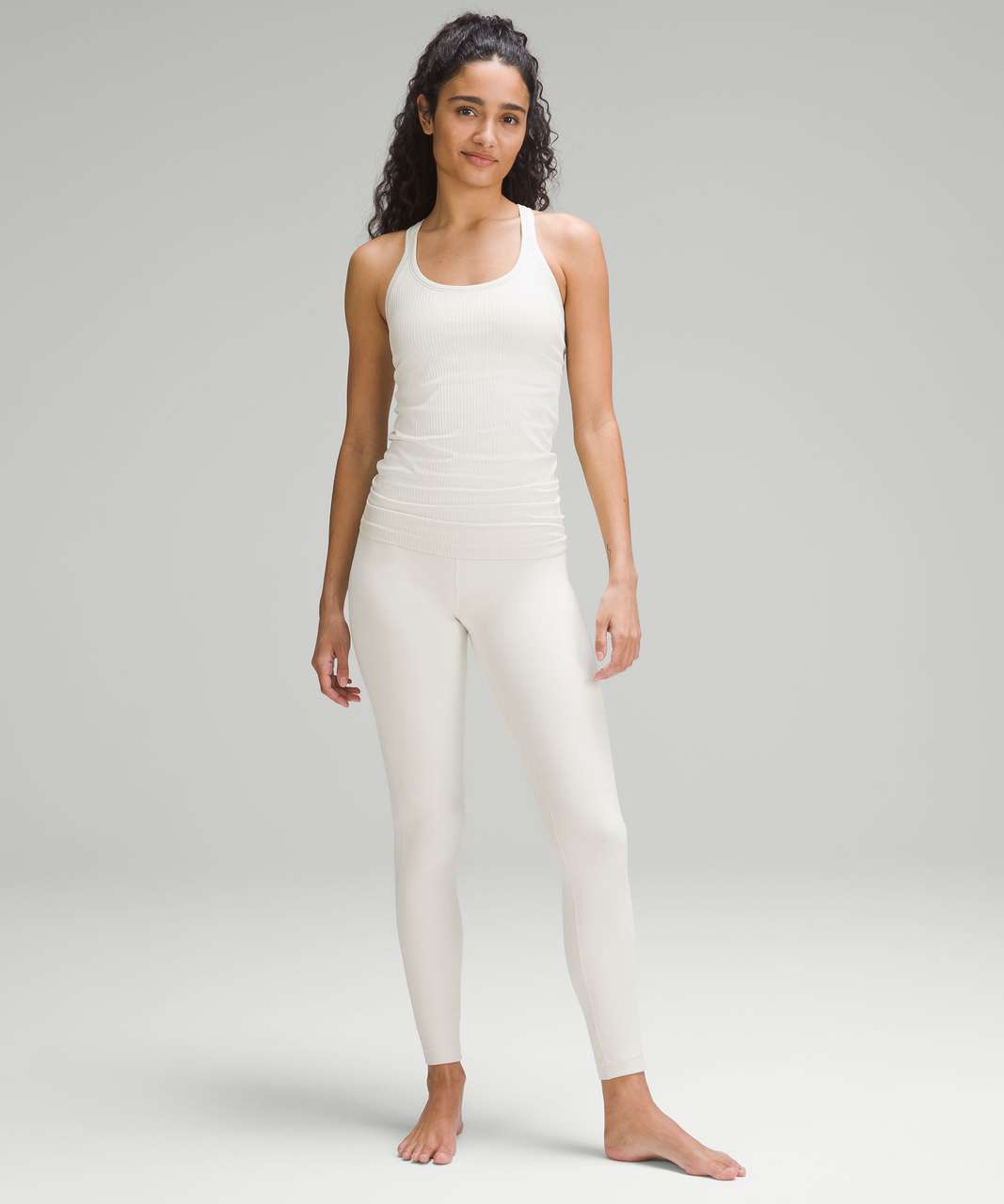 Lululemon Ebb to Street Tank Top - Bone - lulu fanatics