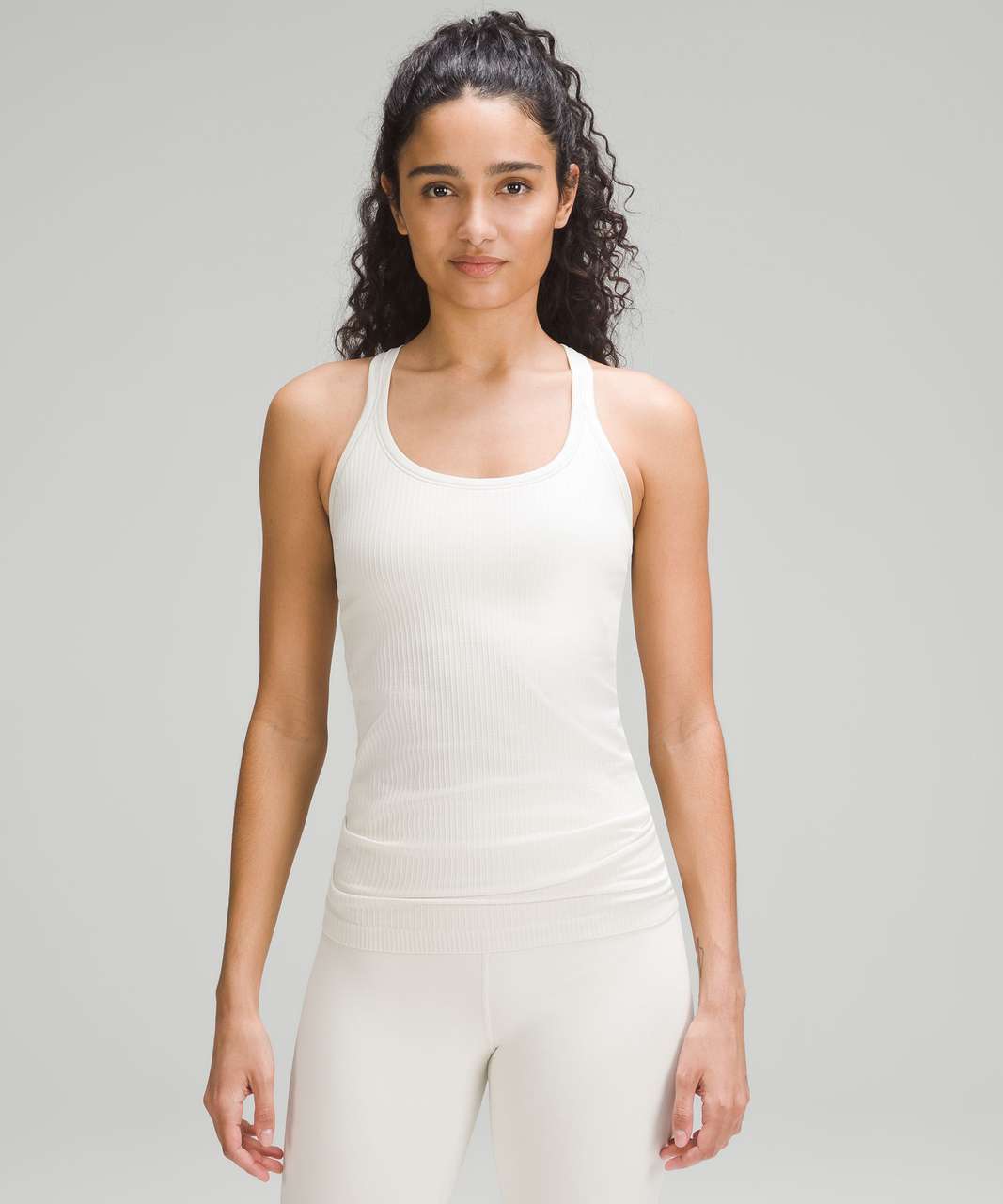 Lululemon Ebb to Street Tank Top - Bone - lulu fanatics