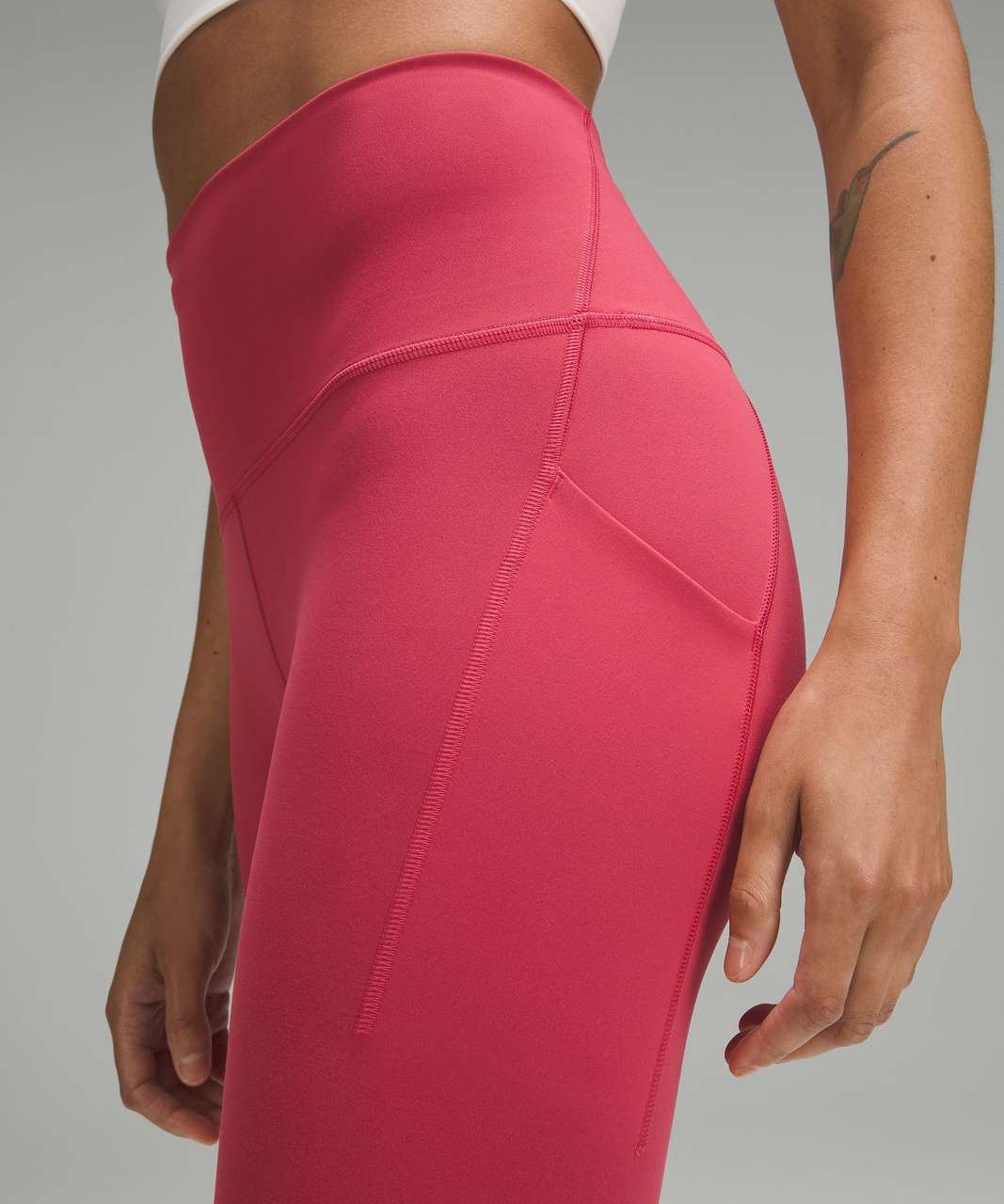 Wunder Train High-Rise Tight with Pockets 25, Brier Rose