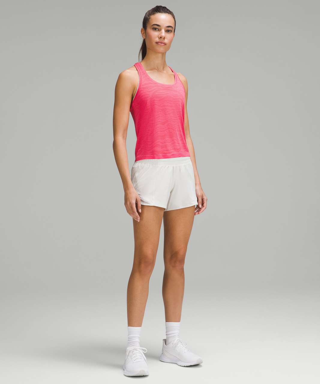 Lululemon Swiftly Tech Racerback Tank Top 2.0 *Race Length - Fluid Wave Lip Gloss / Hot Heat