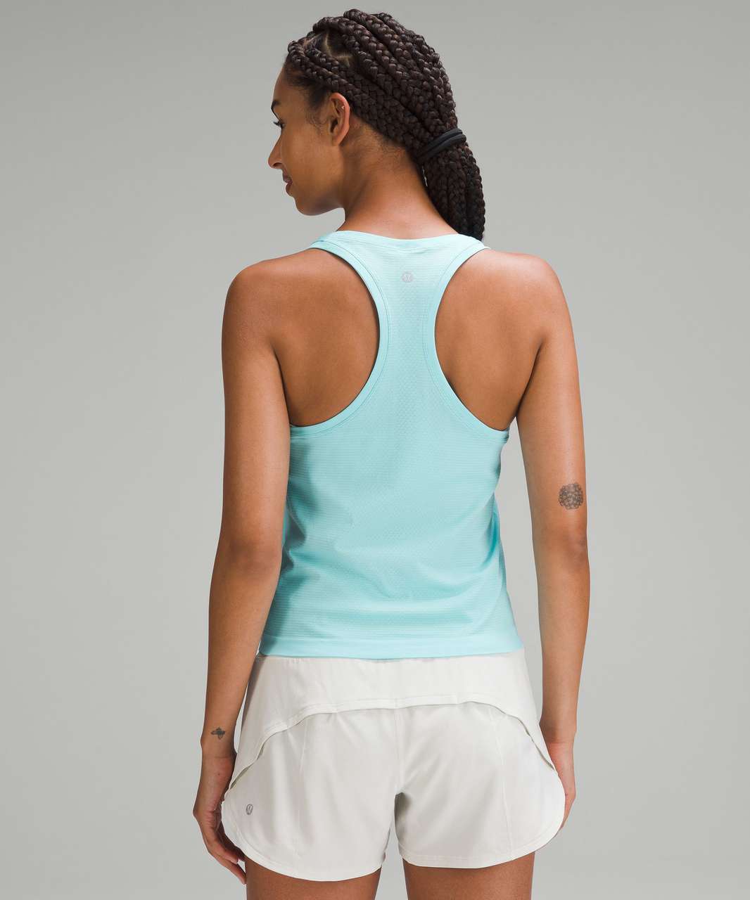 Lululemon Swiftly Tech Racerback Tank Top 2.0 *Race Length - Cyan Blue / Cyan Blue