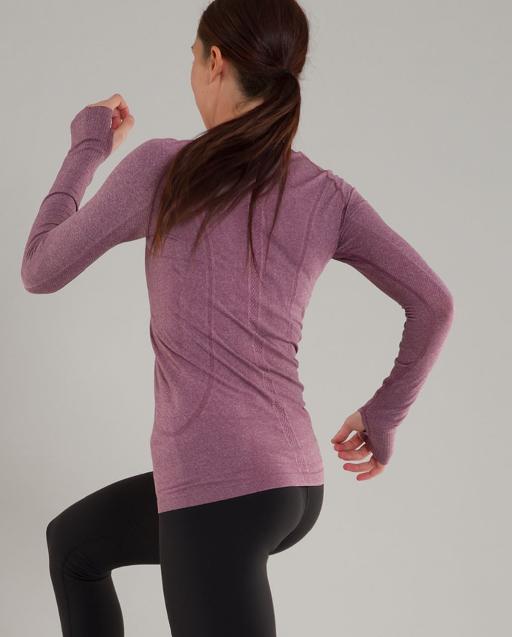 Lululemon Run:  Swiftly Tech Long Sleeve - Muted Mauve