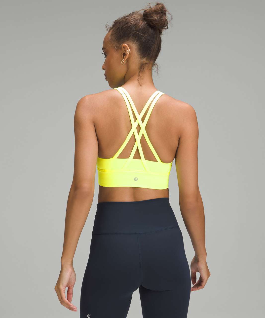 Lululemon Energy Longline Bra *Medium Support, B–D Cups - Highlight Yellow  - lulu fanatics