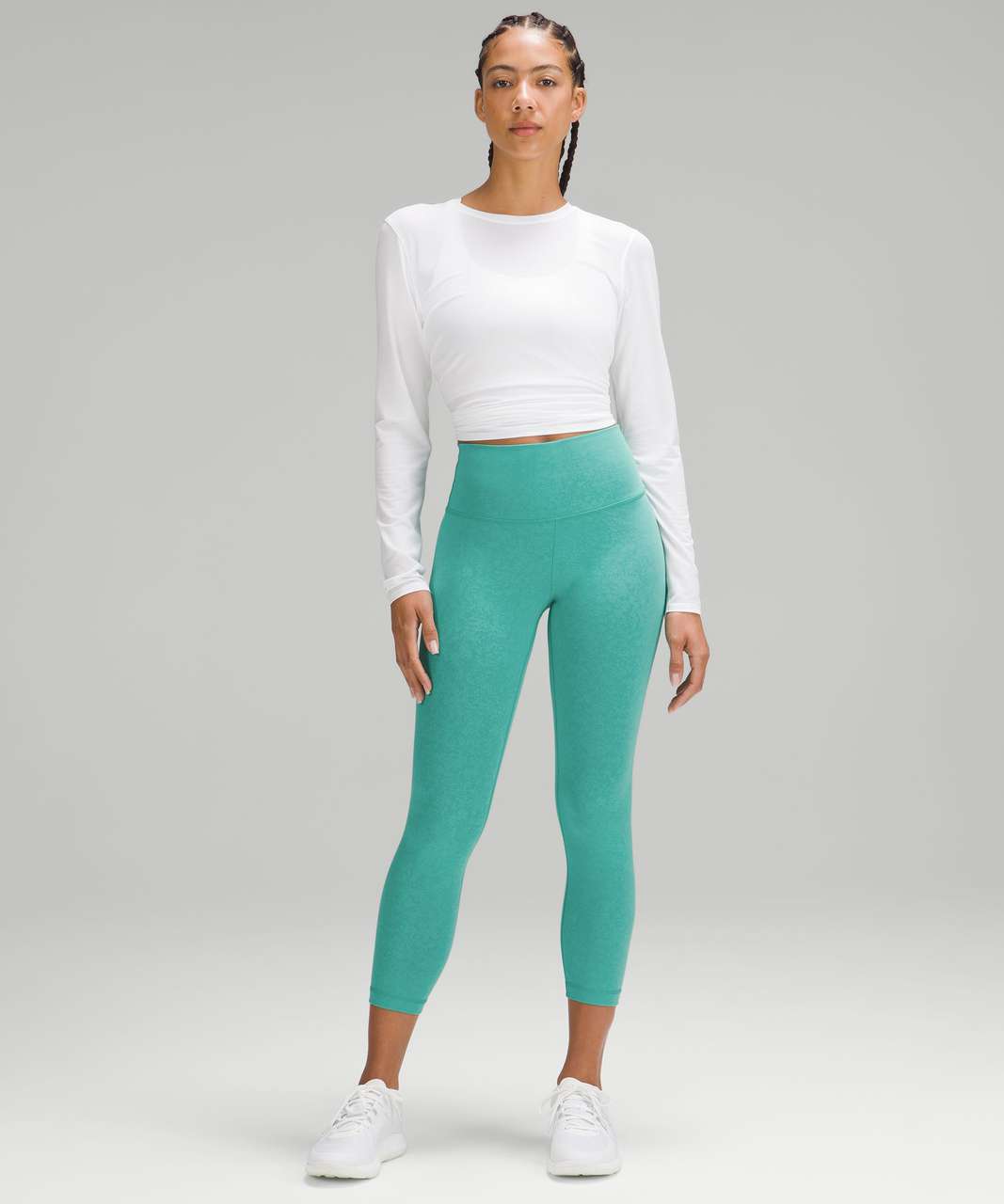 Lululemon Wunder Train Contour Fit High-rise Leggings 25 - Maldives Green