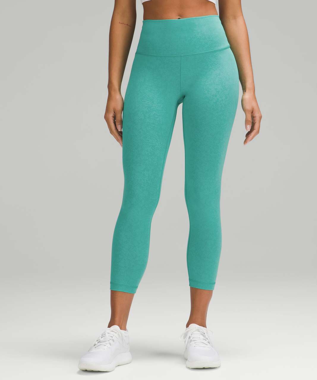 Lululemon Wunder Train High-Rise Crop 23" - Blaze Maldives Green