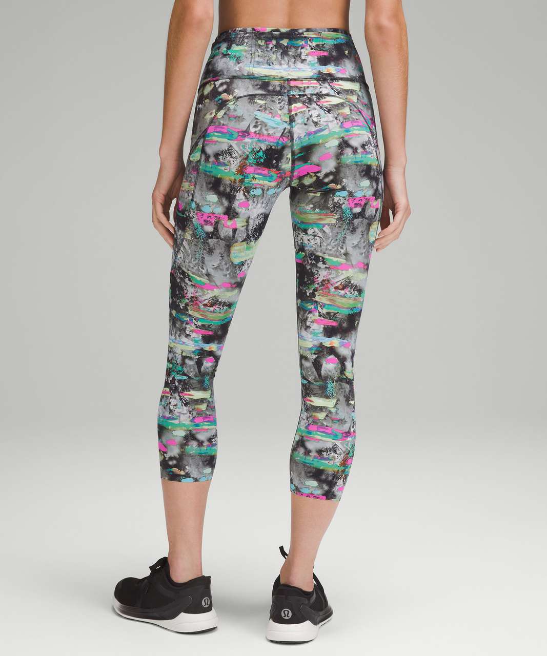 Lululemon Flow 2 Pc Set(Crop Pant & “Y” Bra)  Lululemon leggings with  pockets, Lulu leggings, Embellished denim