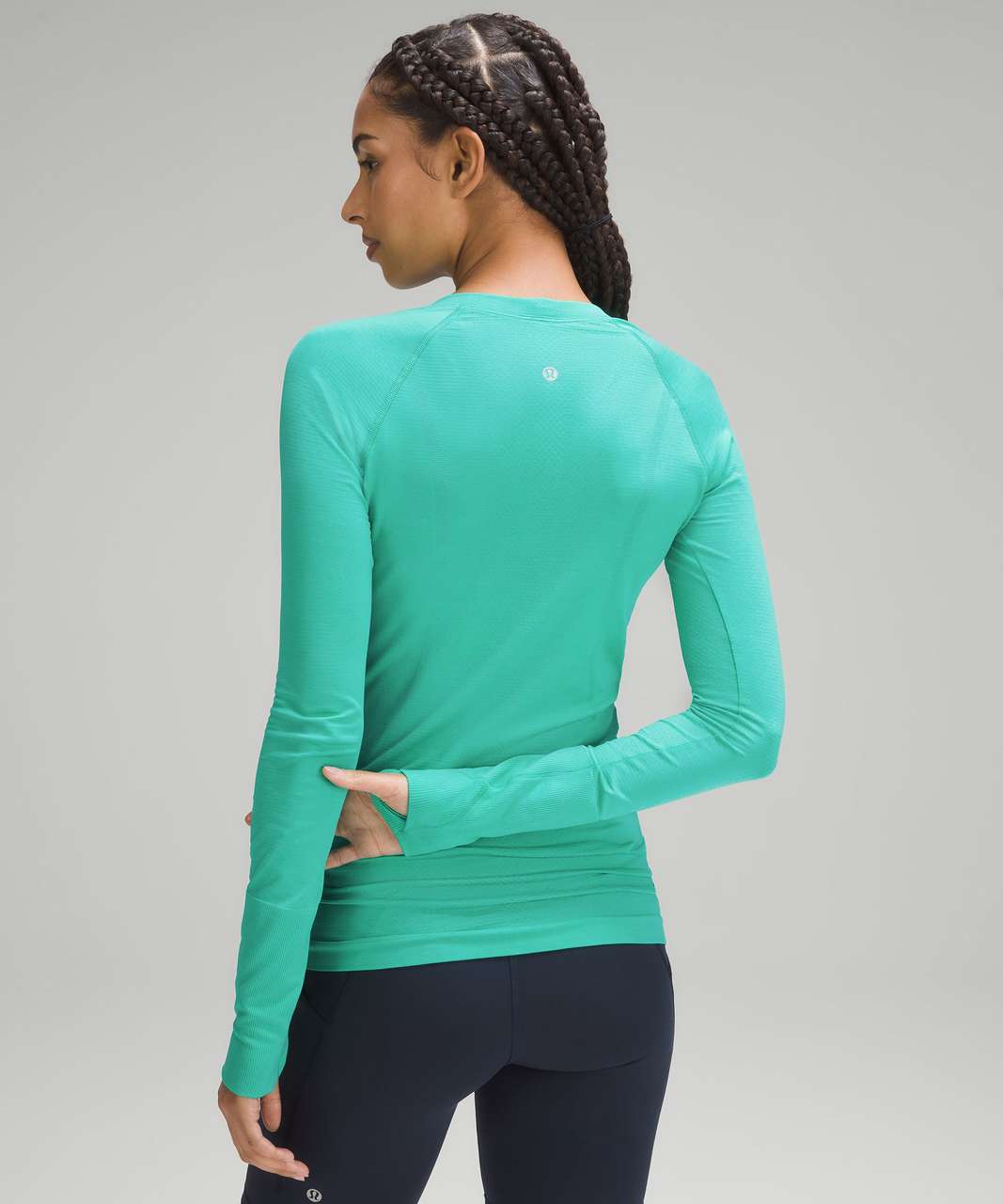 Lululemon Swiftly Tech Long-Sleeve Shirt 2.0 - Kelly Green / Kelly Green -  lulu fanatics