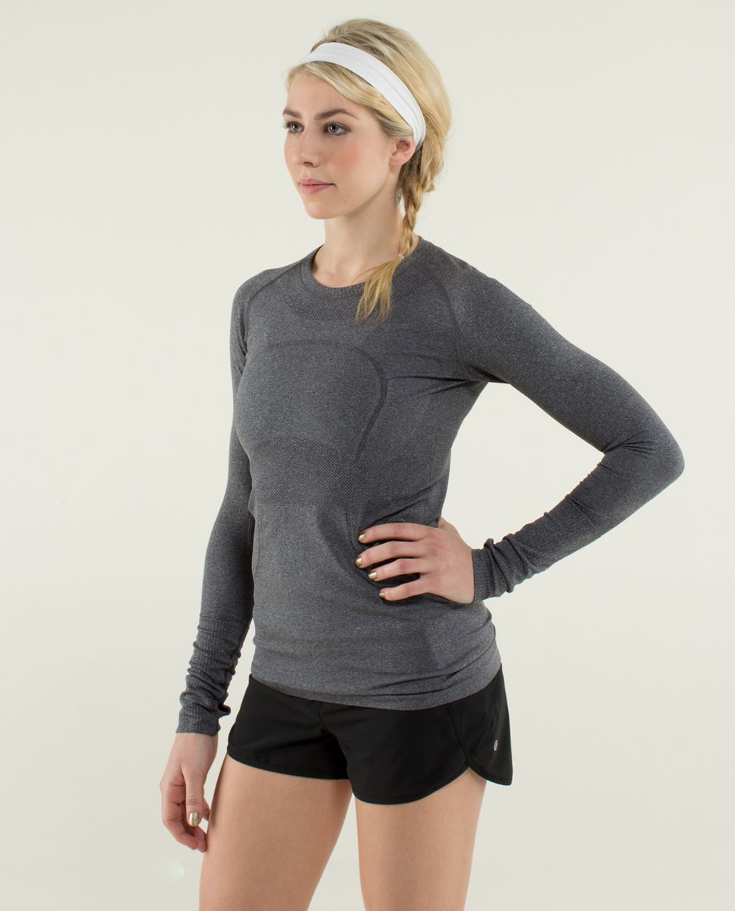 Lululemon Run:  Swiftly Tech Long Sleeve - Black