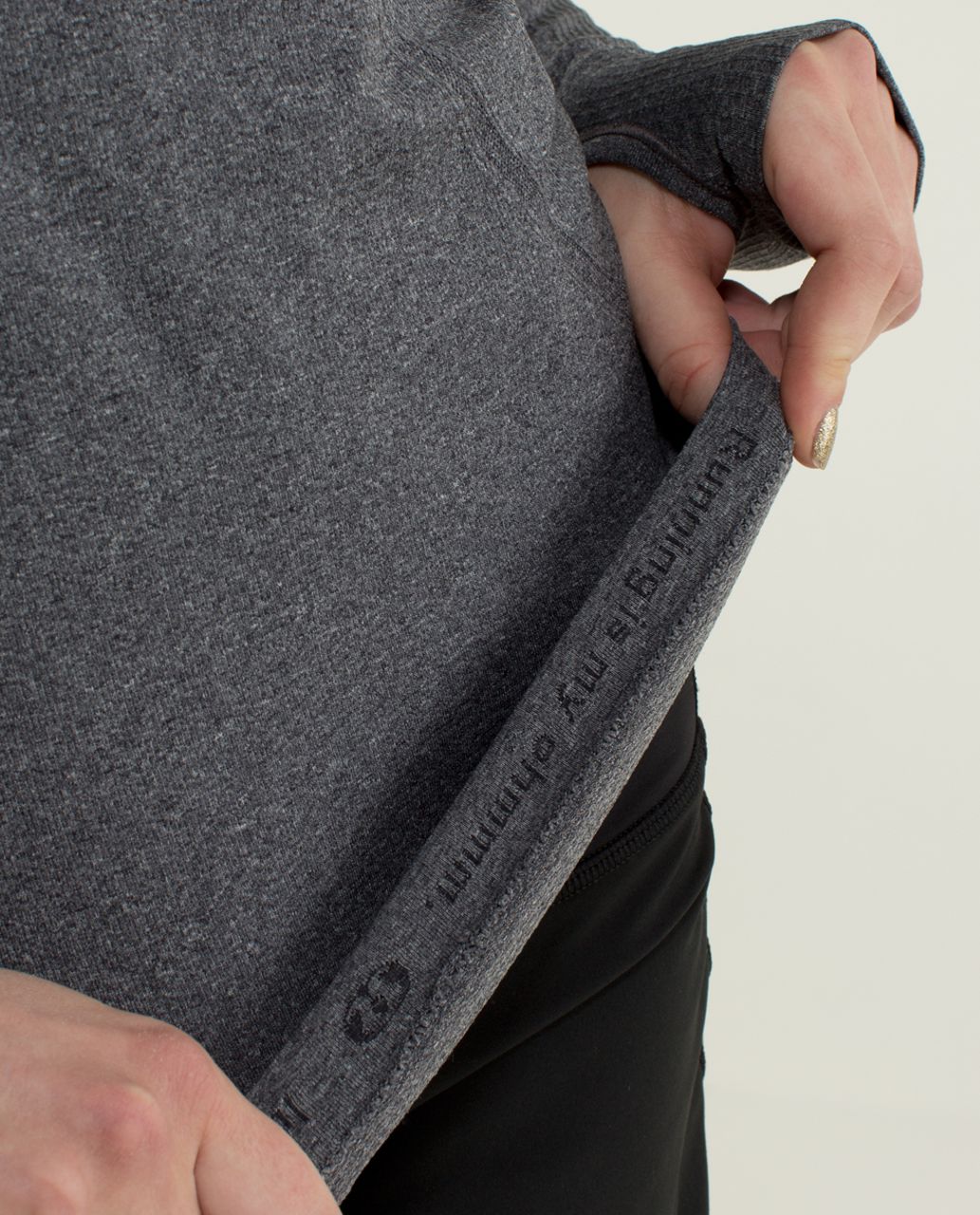 Lululemon Run:  Swiftly Tech Long Sleeve - Black