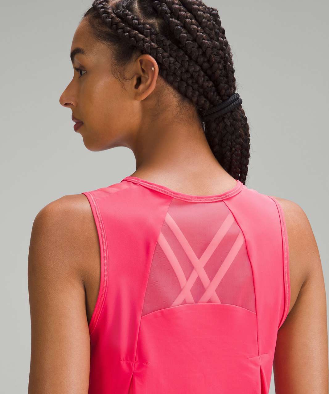 Lululemon Sculpt Cropped Tank Top - Lip Gloss