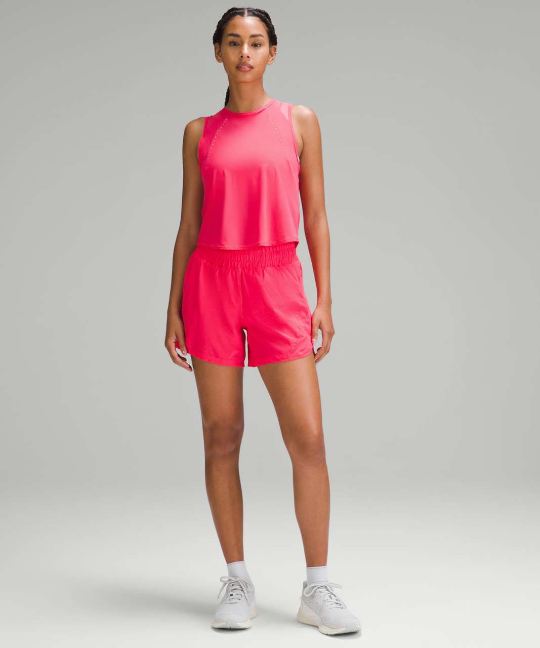 Lululemon Sculpt Cropped Tank Top - Lip Gloss