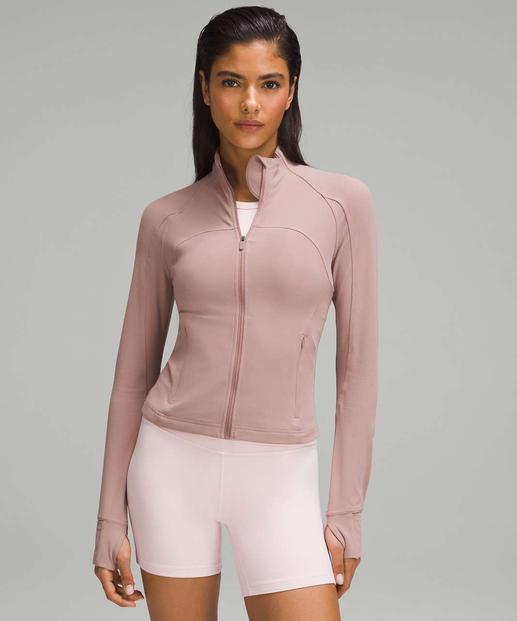 Lululemon Cropped Define Jacket *Nulu - Pink Peony - lulu fanatics