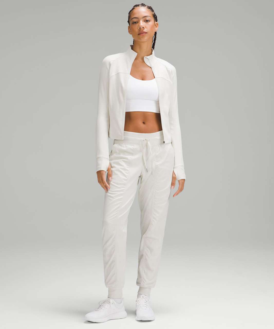 Lululemon Define Cropped Ribbed Nulu Jacket - Off-white - ShopStyle