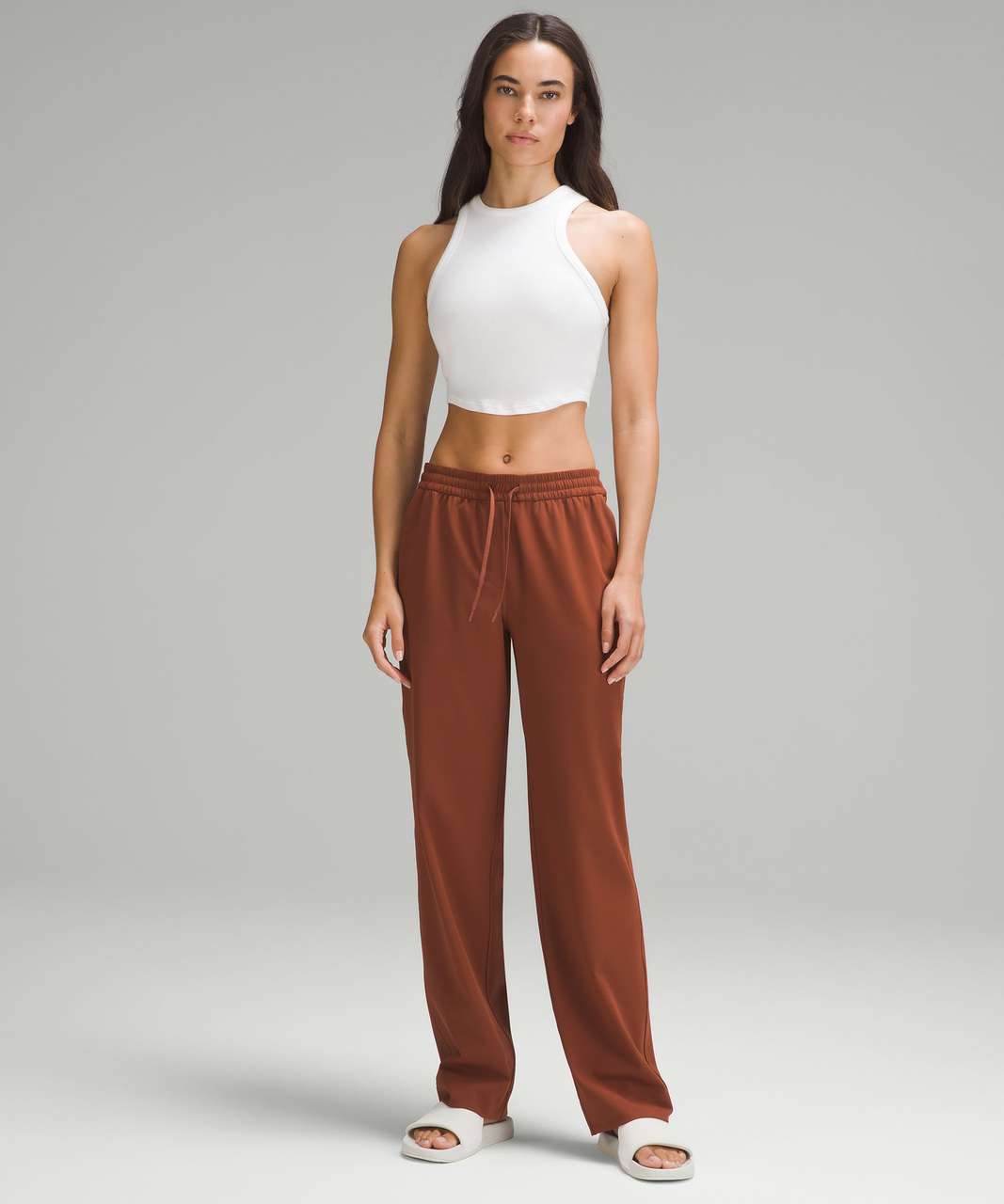 Lululemon Your True Trouser High Rise Pant - Carnation Red - lulu fanatics