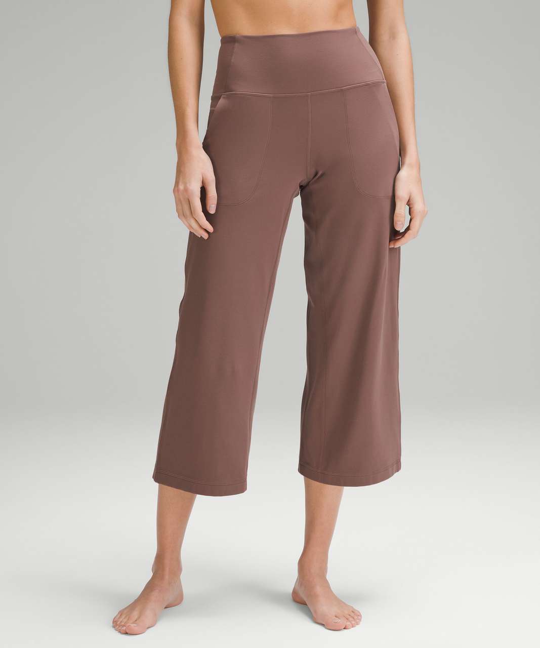 Lululemon Align High-Rise Wide-Leg Cropped Pant 23" - Dark Oxide