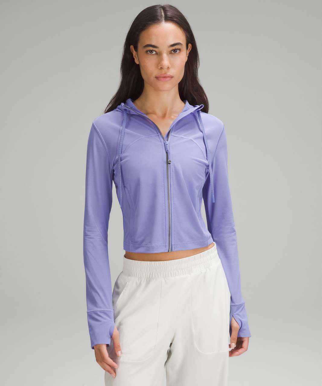 Lululemon Cropped Define Mesh Jacket *Nulu - Dark Lavender