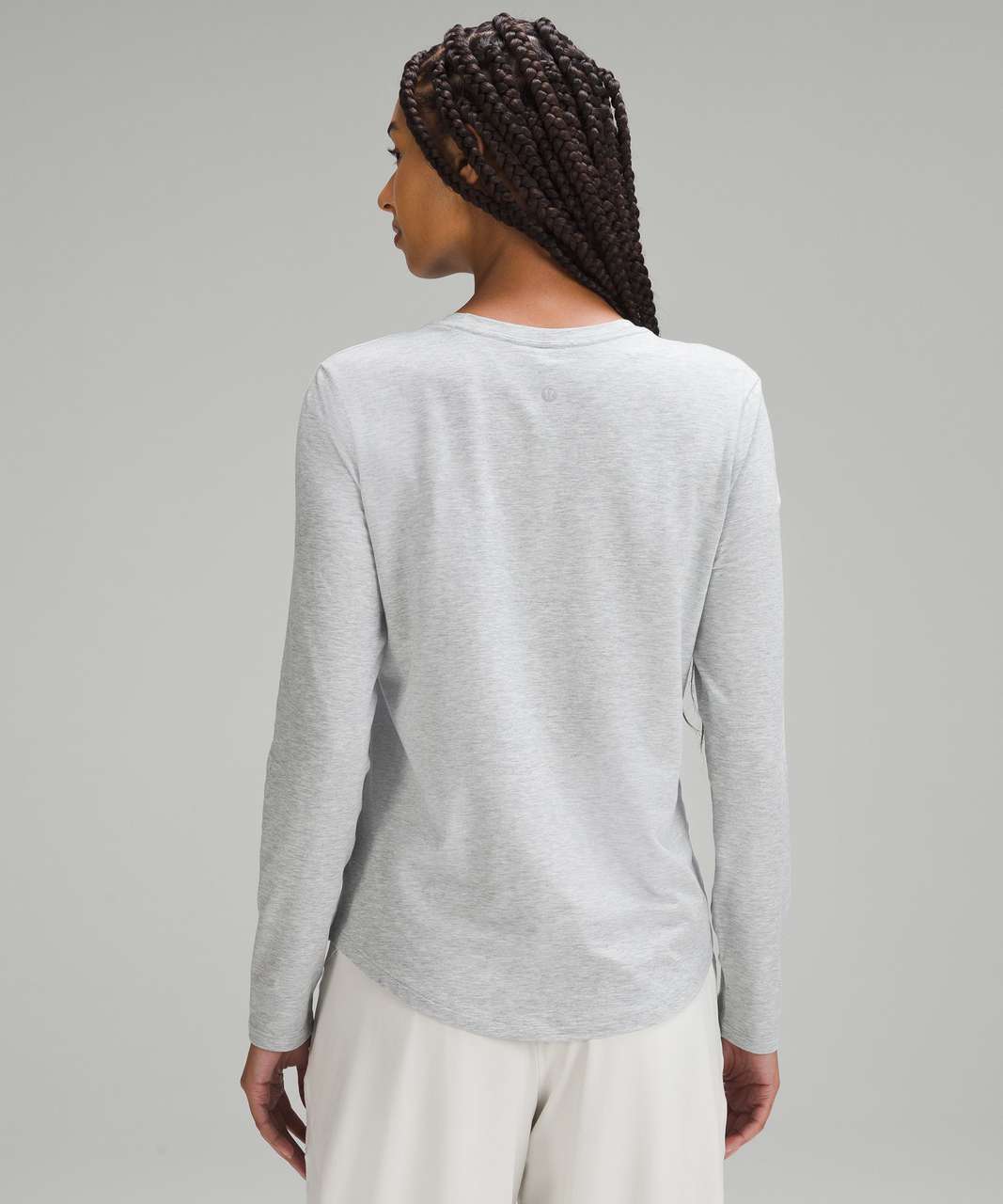 Lululemon Love Long-Sleeve Shirt - Heathered Core Light Grey