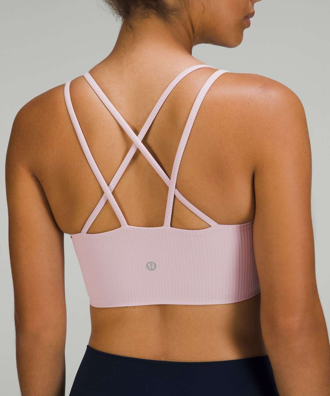 Lululemon Like a Cloud Ribbed Longline Bra *Light Support, B/C Cup -  Electric Lemon - lulu fanatics