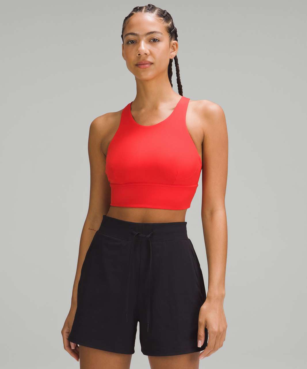 NWT Lululemon Wunder Train Long Line Bra Medium Support C/D DWAR Sze 8