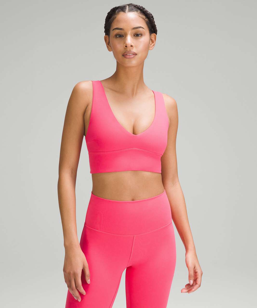 Lululemon Align V-Neck Bra *Light Support, C/D Cup - Lip Gloss - lulu  fanatics