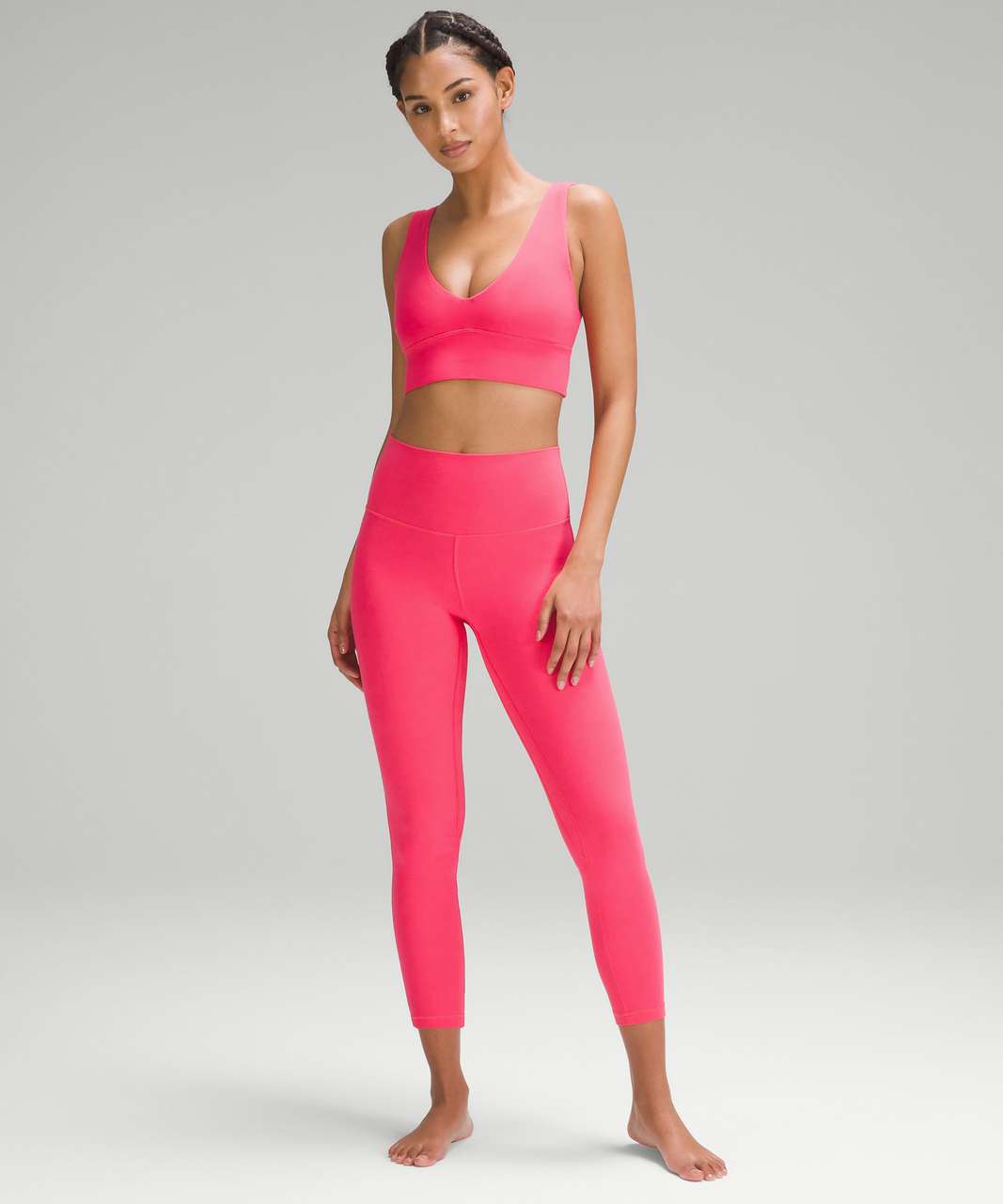 Lululemon Align V-Neck Bra *Light Support, A/B Cup - Sonic Pink