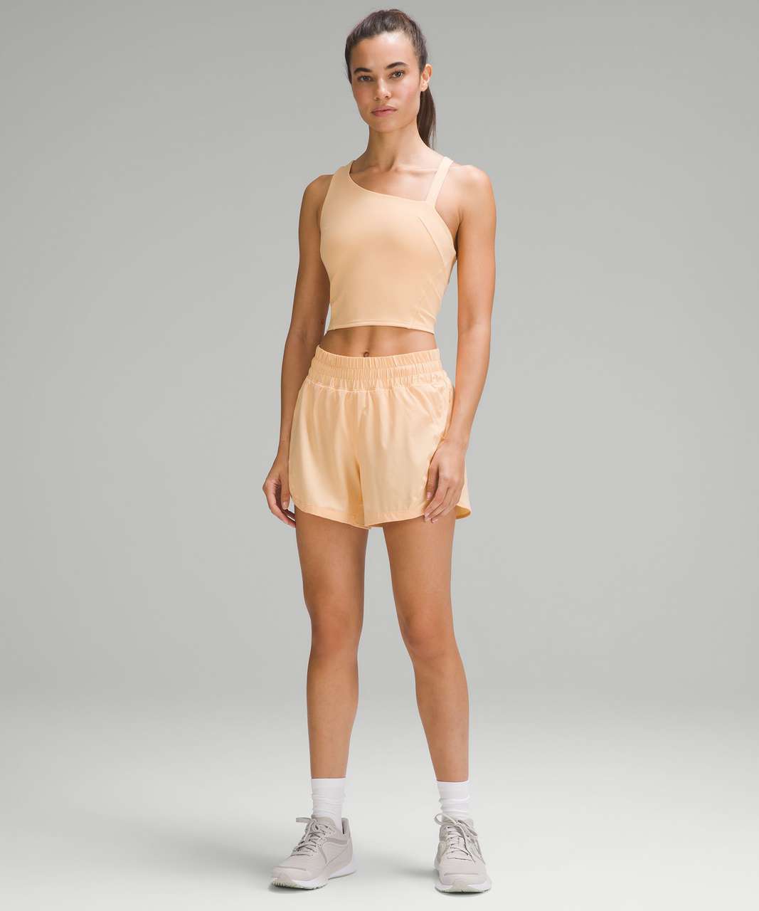 Lululemon Everlux Asymmetrical Tennis Tank Top - Summer Glow