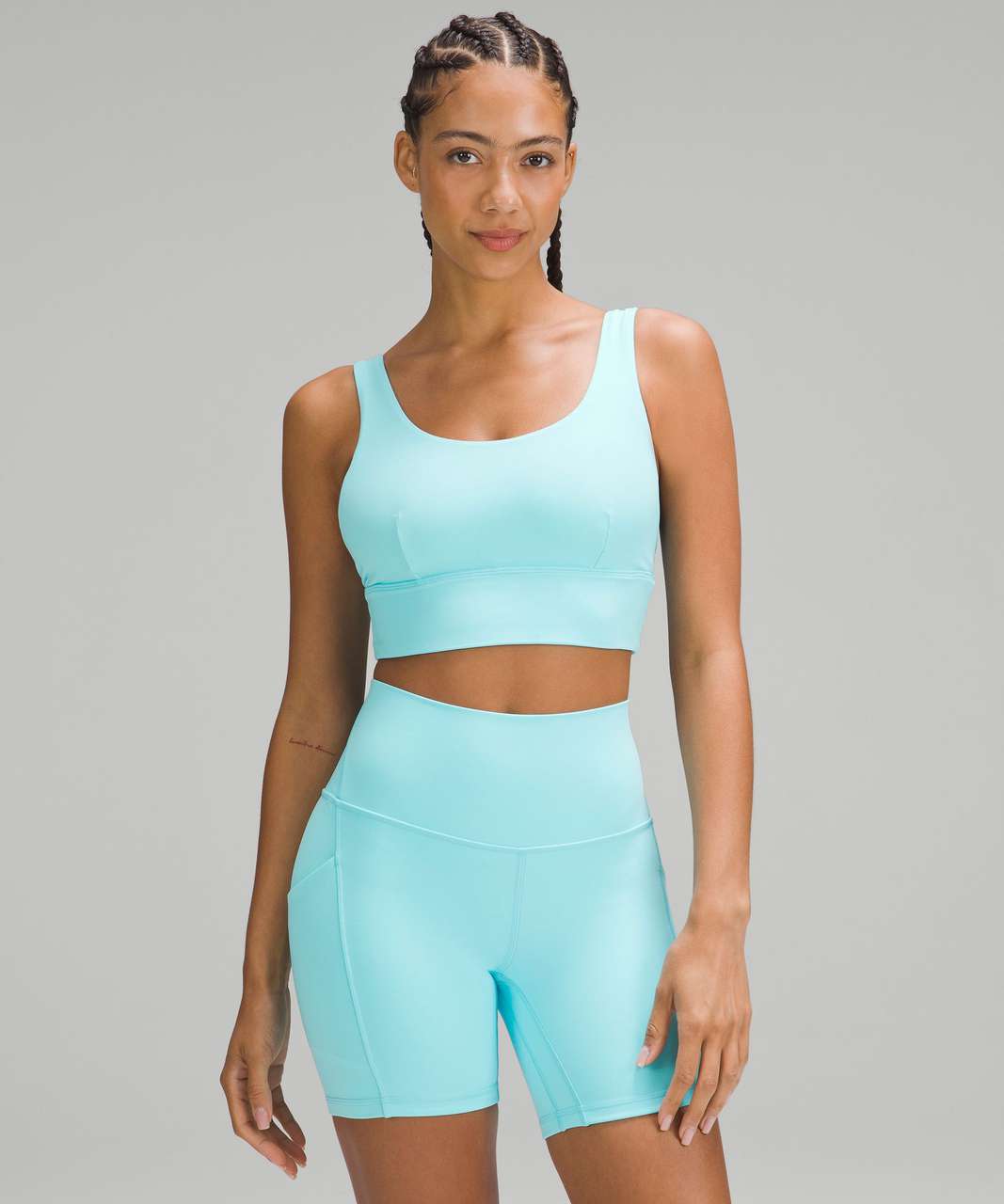 Lululemon Baby Blue Sports Bra Size 34 C - $34 (43% Off Retail