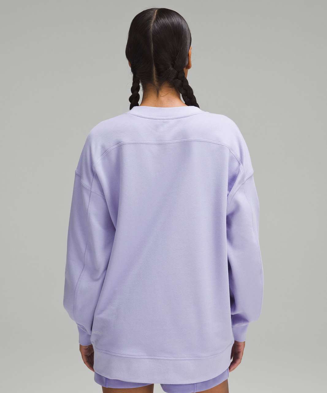 Lululemon Perfectly Oversized Crew *Graphic - Lilac Smoke - lulu fanatics