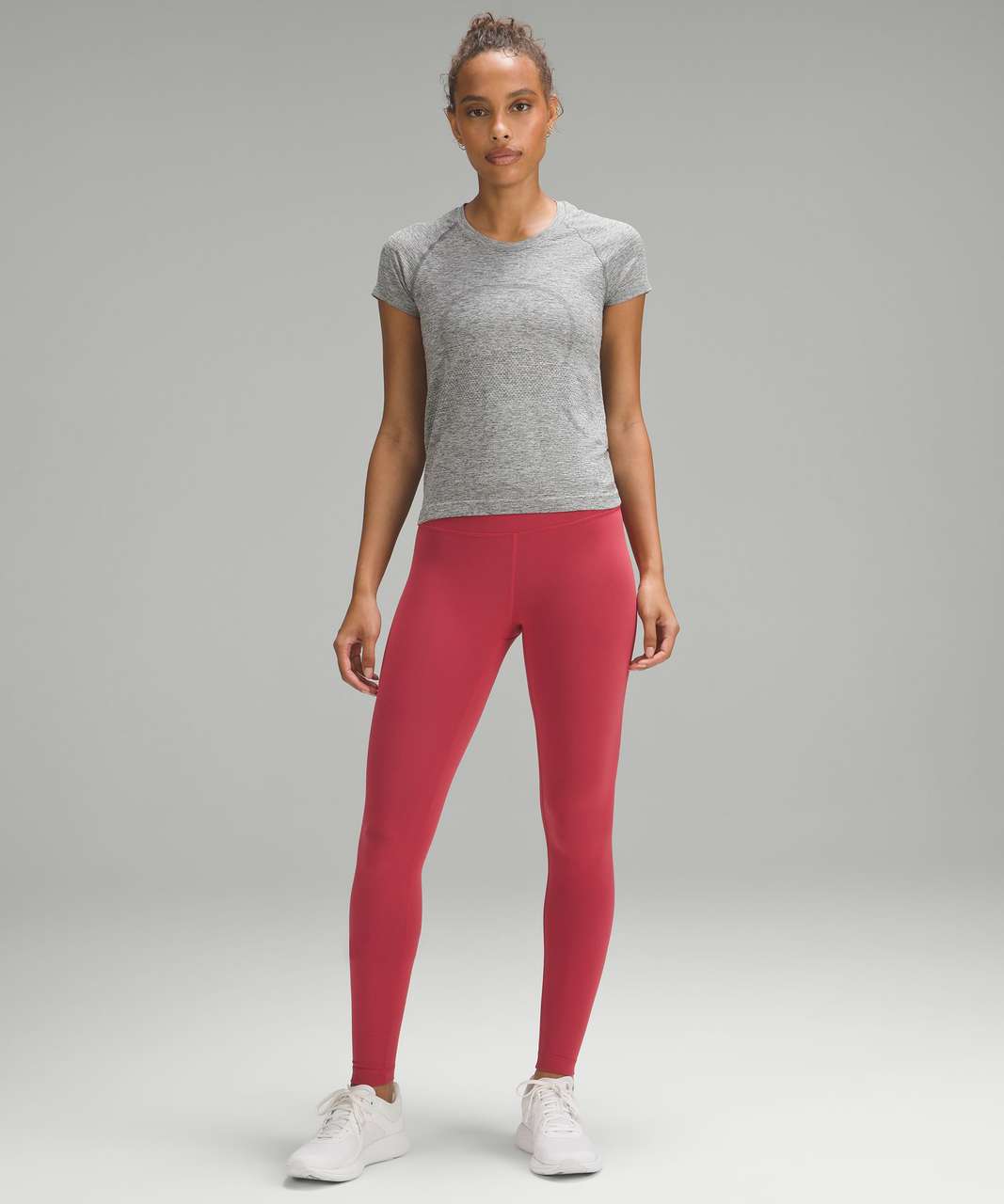 Lululemon Wunder Lounge Super-High-Rise Tight 28 - Red Merlot - lulu  fanatics