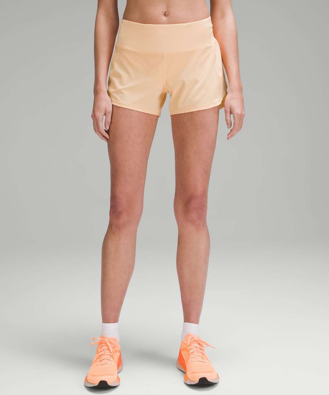 Lululemon Speed Up Mid-Rise Lined Short 4 - Summer Glow - lulu fanatics