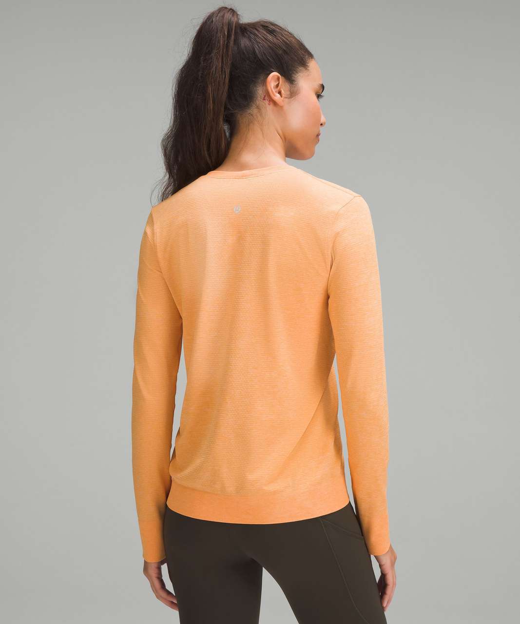 Lululemon Swiftly Relaxed Long-Sleeve Shirt - Summer Glow / Mango Dream