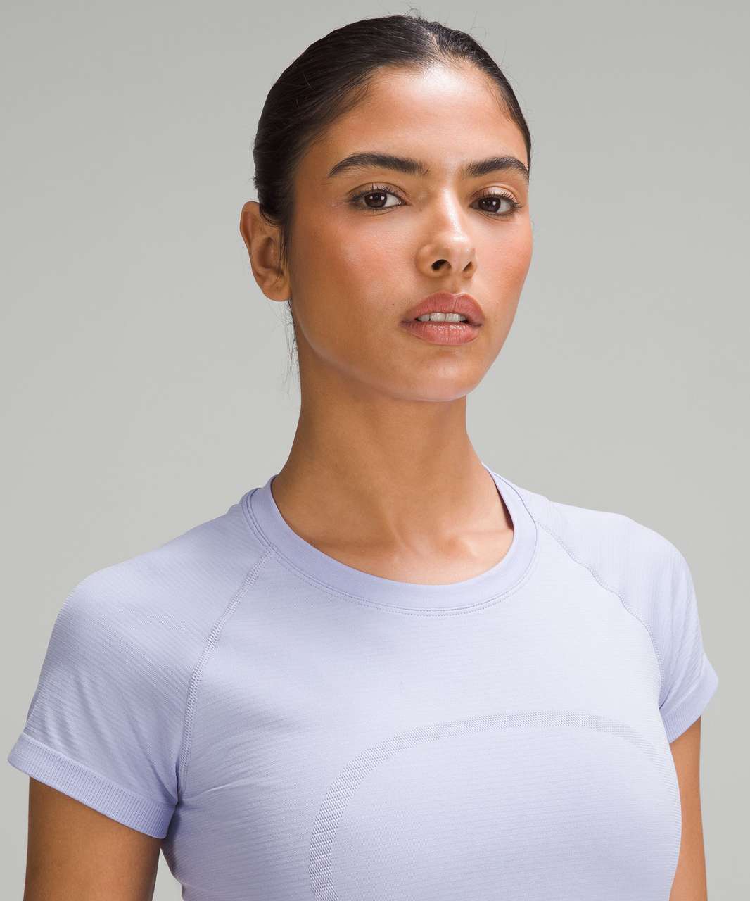 Lululemon Swiftly Tech Short-Sleeve Shirt 2.0 *Race Length - Parallel  Texture Sheer Blue / Water - lulu fanatics