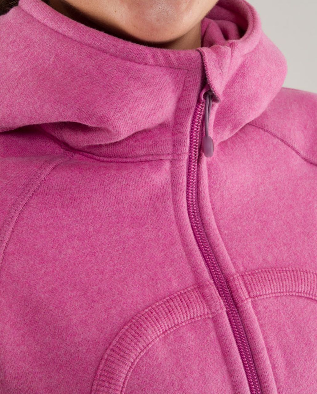 Lululemon Scuba Hoodie - Heathered Rose Petal /  Lavender Grey