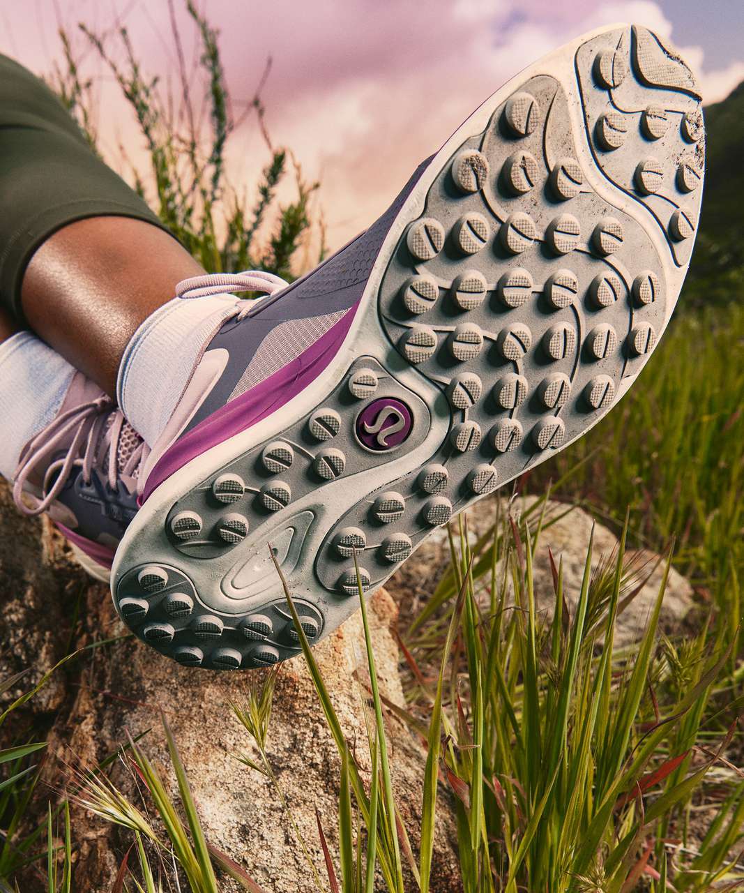 Lululemon Blissfeel Trail Womens Running Shoe - Violet Verbena / Purple Ash / Atomic Purple