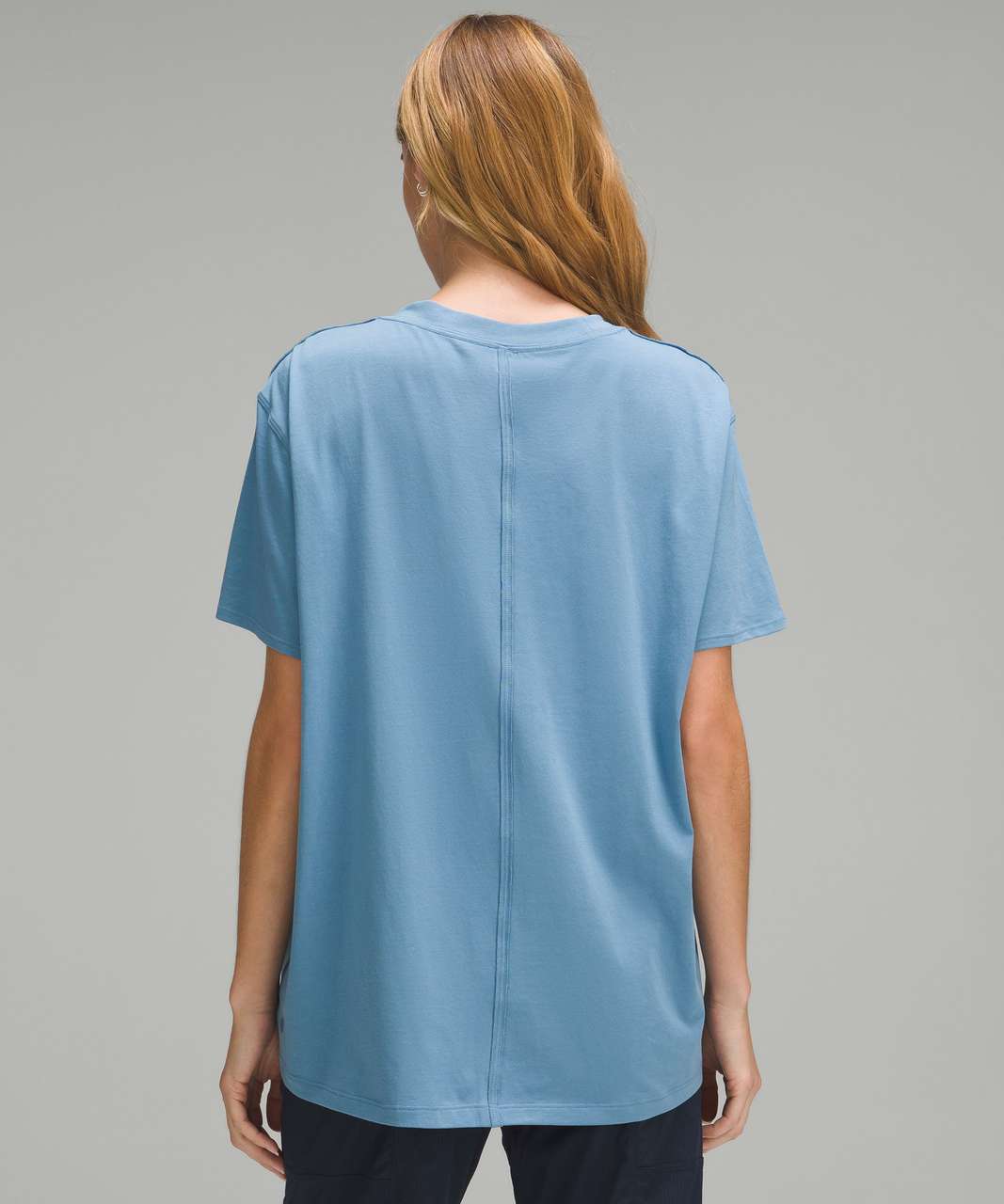 Lululemon All Yours Cotton T-Shirt - Utility Blue - lulu fanatics