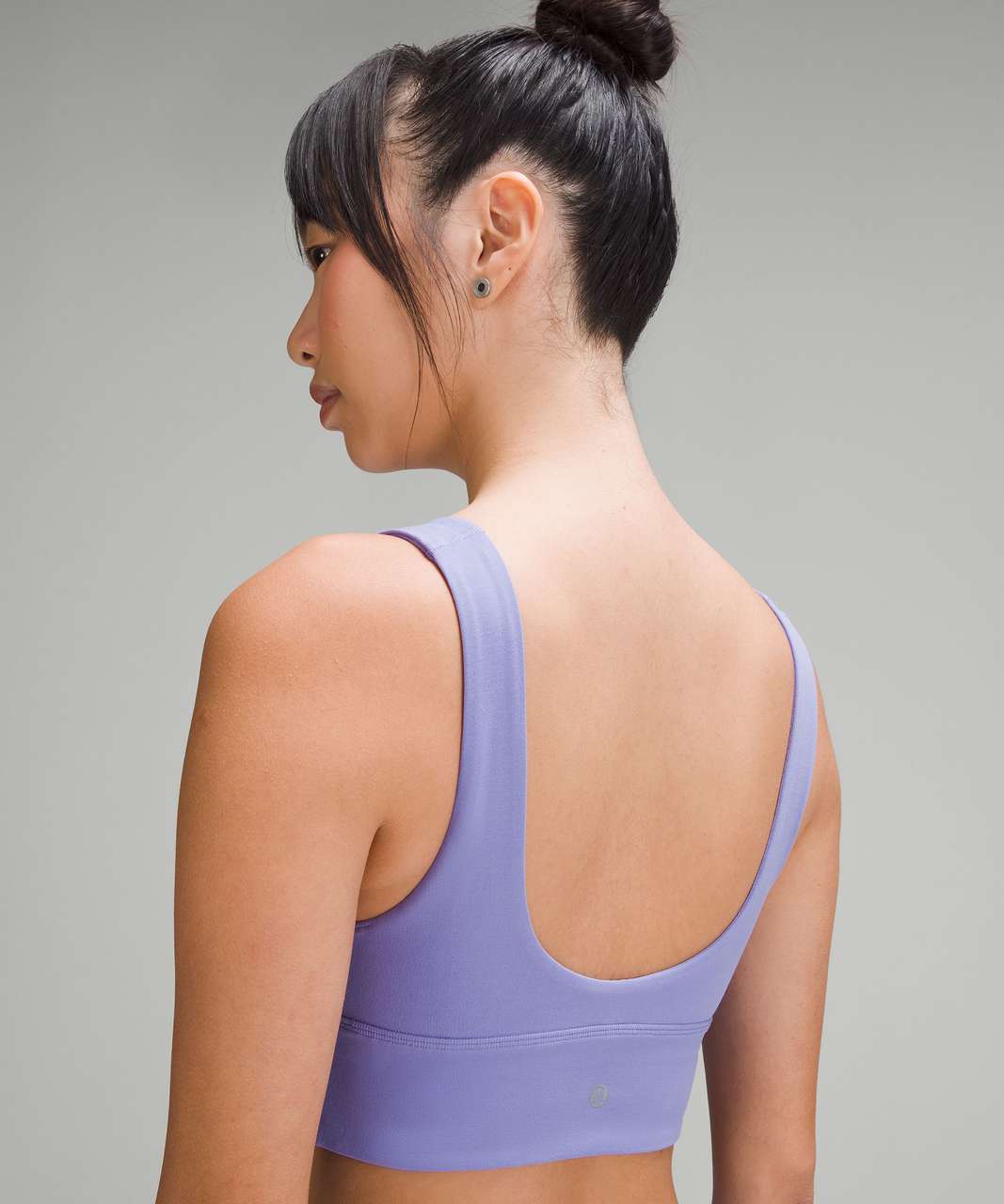 Lululemon In Alignment Straight-strap Bra *light Support, A/b Cups Online  Only In Purple