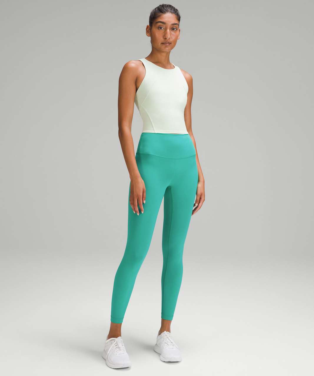 Lululemon Wunder Train High-Rise Tight 28 - Green Jasper - lulu fanatics