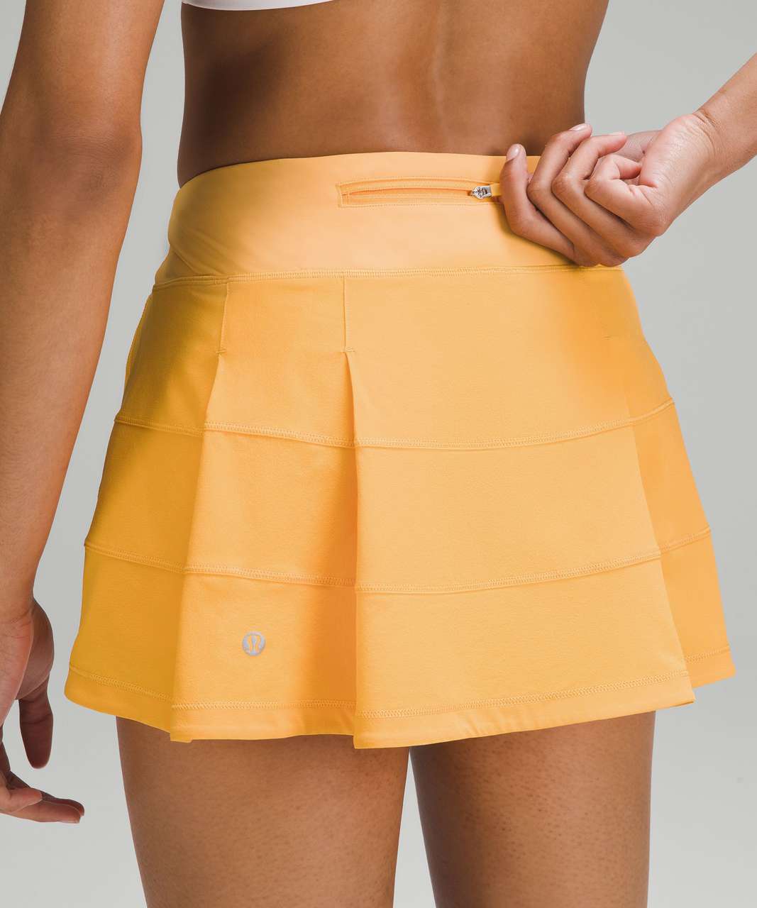 Lululemon Pace Rival Mid-Rise Skirt - Mango Dream