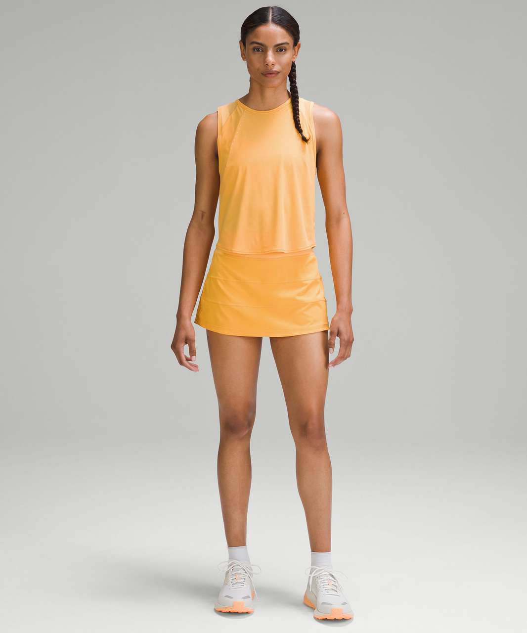 Lululemon Pace Rival Mid-Rise Skirt - Mango Dream