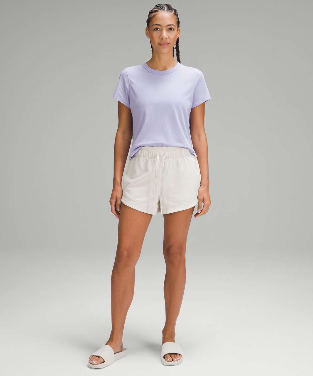 lululemon Fundamental Oversized T-Shirt Pocket Lilac Smoke LISM