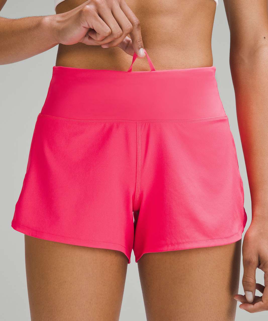 LULULEMON Speed Up 2.5 HR Hi-Rise Short 0 2 Lip Gloss