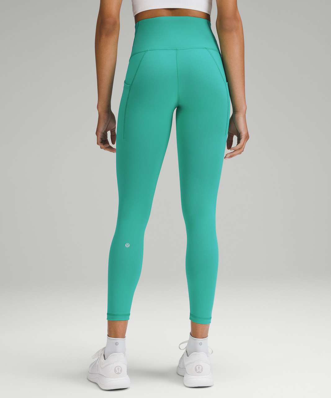 Lululemon Wunder Train High-Rise Tight with Pockets 25" - Kelly Green