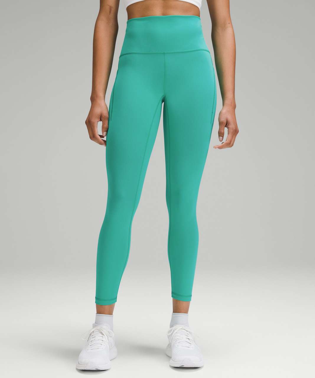 Lululemon Wunder Train High-Rise Tight/Leggings 25 SIZE 8, Willow Green, Gym