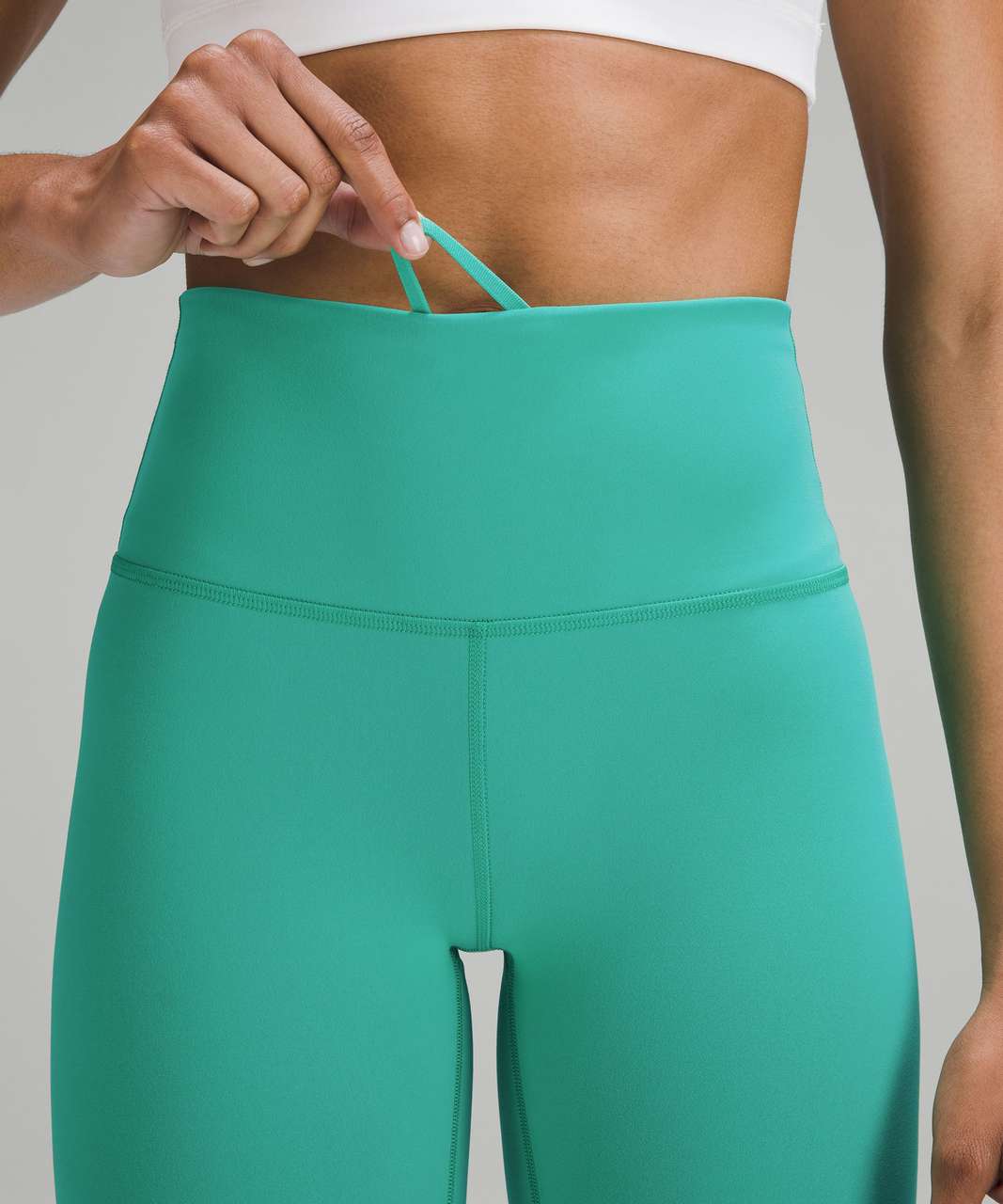 Lululemon Wunder Train High-Rise Tight 28" - Kelly Green