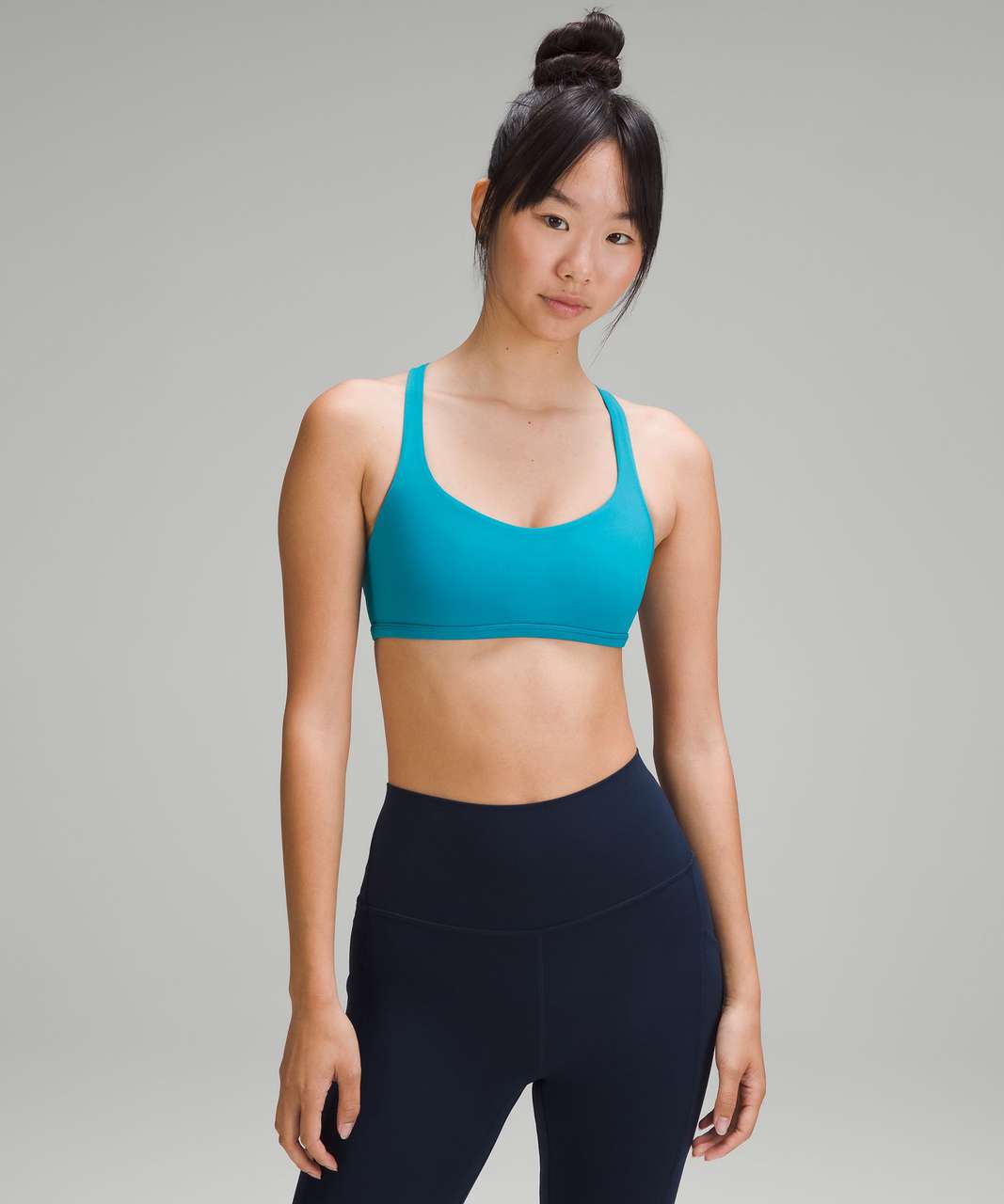 Lululemon Free to Be Bra - Wild *Light Support, A/B Cup - Hawaiian Blue