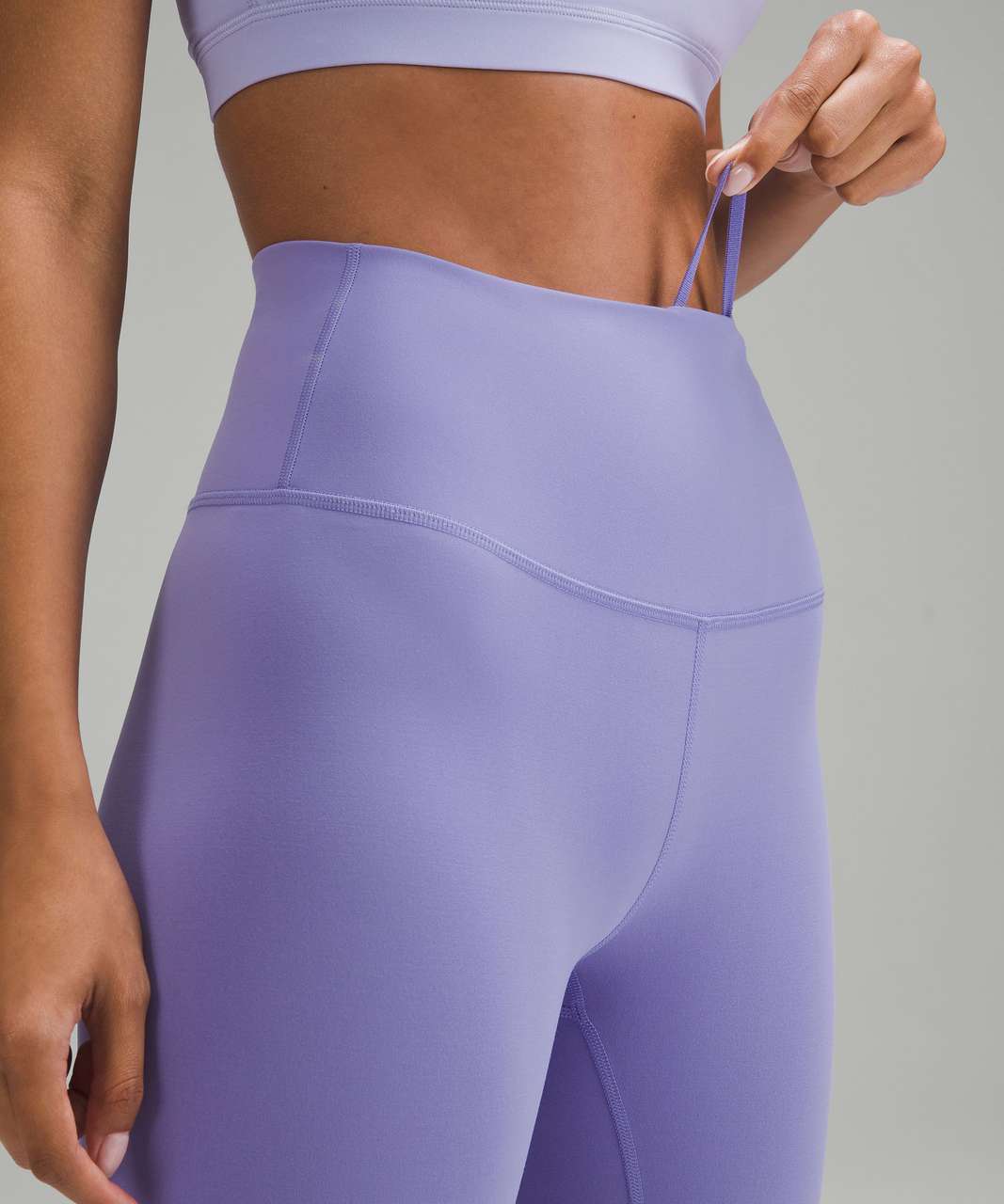 Lululemon Wunder Train High-Rise Crop 23 - Dark Lavender - lulu