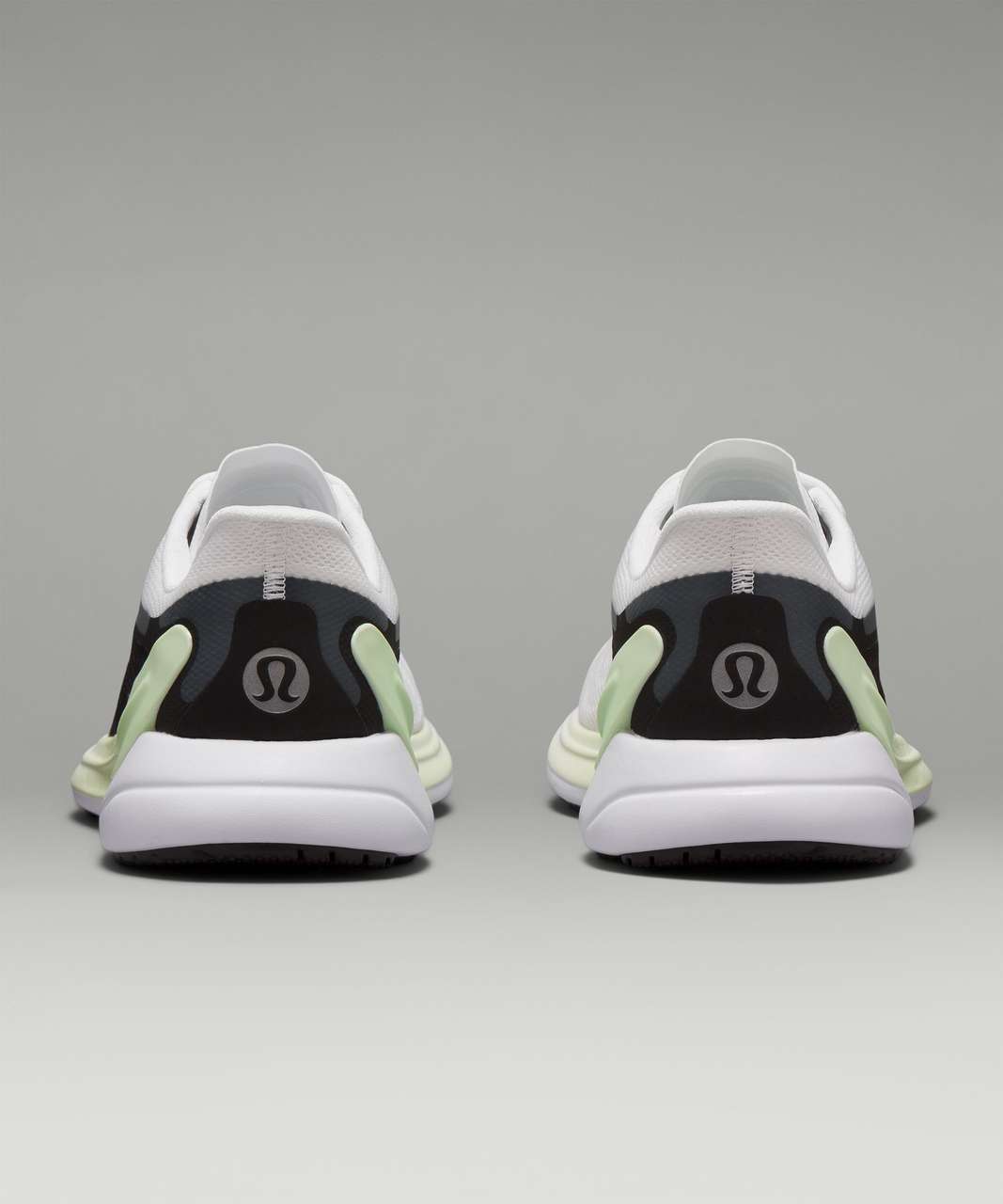 Lululemon Blissfeel 2 Womens Running Shoe - White / Black / Kohlrabi Green  - lulu fanatics