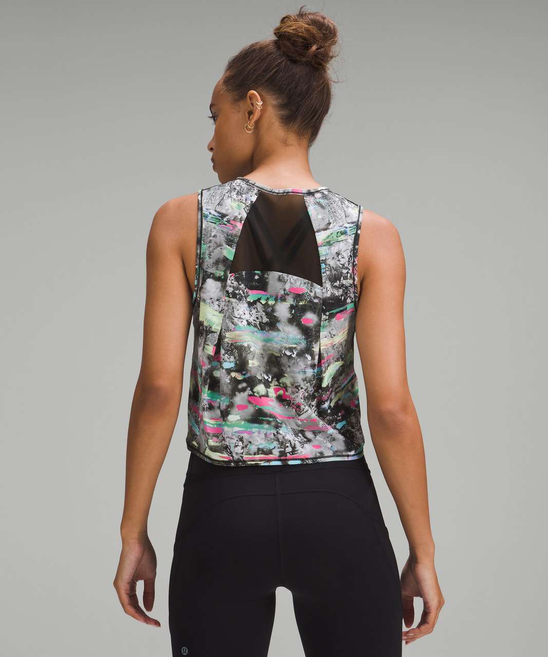 Lululemon Sculpt Cropped Tank Top - Paint Drift Multi