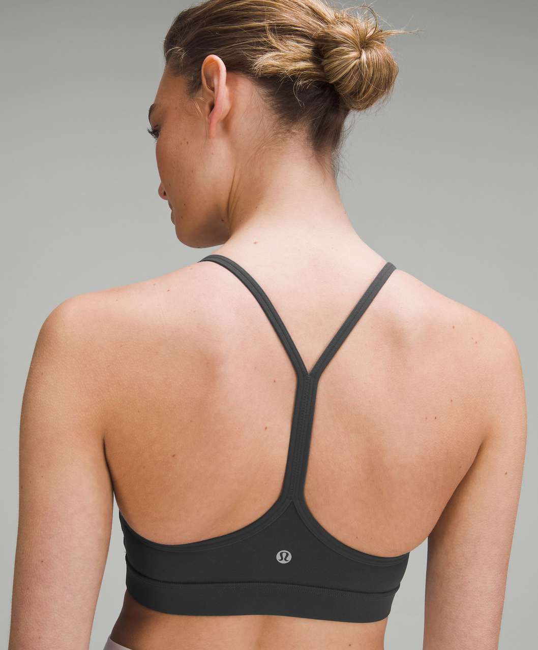 Lululemon Flow Y Bra Nulu *Light Support, A-C Cups - Graphite Grey